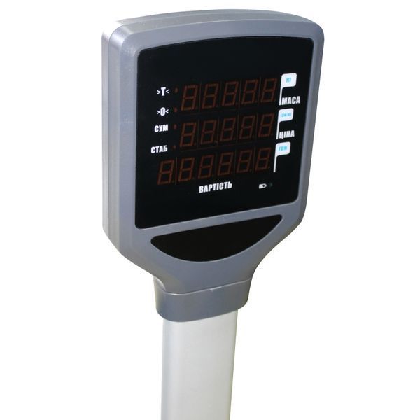 Весы торговые электронные VAGAR VP (6/15 LED), со стойкой VP фото