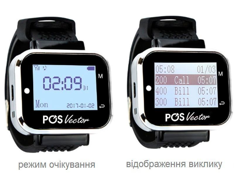 Пейджер-часы для официанта POS Vector REAL CTW-06 фото