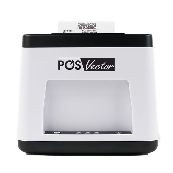 Принтер чеков POS Vector на 58 мм (USB, Bluetooth). Термопринтер для мобильной печати с планшета POS-58A фото