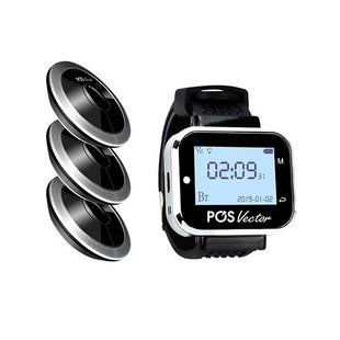 Система виклику офіціантів POS Vector Real-HCM310 пейджер-годинник та 3 кнопки Real-HCM310 фото